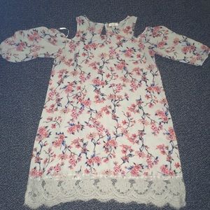 Flower off the shoulder sundress by love j